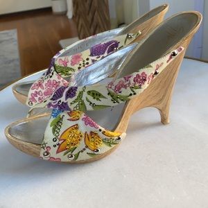 Giuseppe Zanotti Rare Floral Heel Size 39